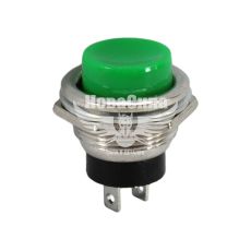 Кнопка (вимикач) без символа універс. (зелена) без фіксації