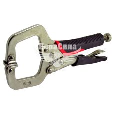 Кліщі затискні 150мм. (Intertool) (C-type)