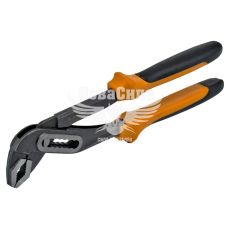 Кліщі переставні для труб (Lavita) з пластиковими ручками 250мм.