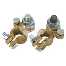 Клеми для акумулятора (Україна) вантажні, латунь (шпилька М10)