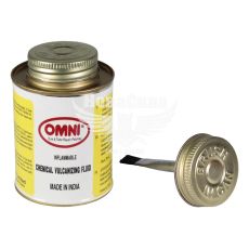 Клей для ремонта камер и шин 200 мл. (Omni) (для холодной и горячей вулканизации)