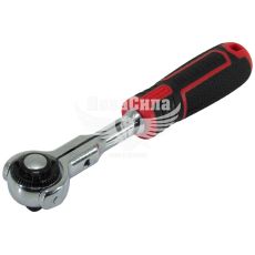 Ключ трещотка 1/4 (Intertool) с вращающейся головкой (72зуба)