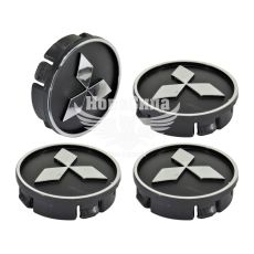 Ковпачки для титанових дисків Mitsubishi (КНР) 60/55мм. (чорний)