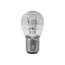 Лампочка 2-ох конт. груша біла 12V-21/5Вт P21/5W BAY15d (Osram) (упак.-10шт.)