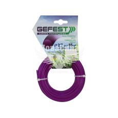Косильна струна (Gefest) круг 2,7мм. 15м. Леска