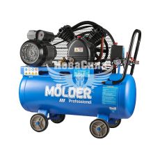 Компрессор стационарный (Molder) (2-х цил.) 1,5кВт.- 8атм.- 202л / мин. 50л.