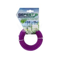 Косильна струна (Gefest) цветок крученый 3,0мм. 15м. Леска