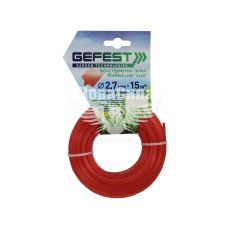 Косильна струна (Gefest) зірка 2,7мм. 15м. леска