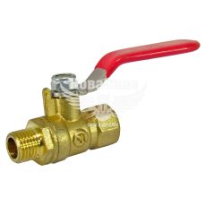 Кран шаровый воздушный с внутр. резьб. 1/4 внеш.1/4 мм. (Intertool)