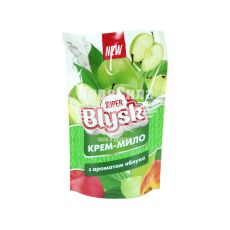 Крем-мило для рук 0,46л Яблуко (Super Blysk) (дой-пак)