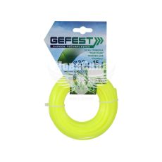 Косильна струна (Gefest) трикутник 2,7мм. 15м. леска
