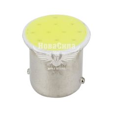 Лампочка 1-но конт. груша біла LED COB 24V 1-діод G18.5 BA15s (Solar)