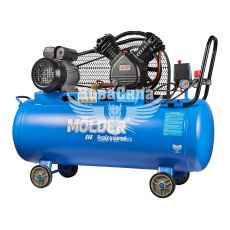 Компрессор стационарный (Molder) (2-х цил.) 2,2кВт.- 8атм.- 336л / мин. 100л.