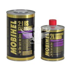 Лак акриловий (HELIOS Mobihel) HS 1л.+ затверджувач 8888 0,5л. 2:1