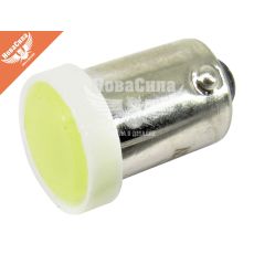 Лампочка з цоколем LED T4W LEDS біла 1-діод 12V-4Вт BA9s (Solar) (упак.-10шт.)
