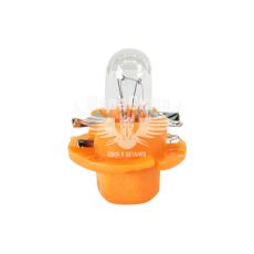 Лампочка без цоколя семечка W1.1W помаранчева 12V-1,1Вт BX8.4d (Zollex) (з патроном) (упак.-10шт.)