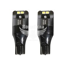 Лампочка без цоколя LED W16W SMD біла 4-діоди 12/24V W2.1x9.5d CANbus (Brevia) (к-т.-2шт.)