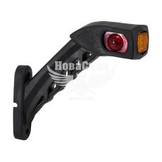 Ліхтар габаритний ріжок (Isiksan) LED 12-24V косий довгий правий