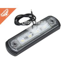 Ліхтар габаритний універсальний (HICO) білий (на резиновій підставці)