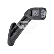 Фонарь габаритный рожок (Mars) LED 24V косой длинный 18см