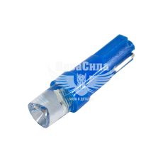 Лампочка без цоколя семечка LED W1.2W LEDS синя 1-діод 12V-1,2Вт W2x4.6d (Solar) (упак.-20шт.)