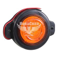 Ліхтар габаритний універсальний (Tempest) LED 24V жовтий (круглий)