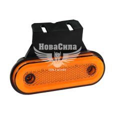 Ліхтар габаритний універсальний (КНР) LED 12-24V жовтий