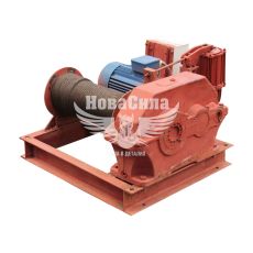 Лебідка електрична 380V 4,0кВт. трос 10мм. 50м. (СНД)