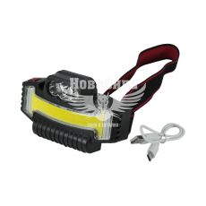 Ліхтарик на голову (КНР) 3LED+COB (W685-3)