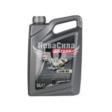 Моторна олива бензин, дизель 15W-40 (Kross) CF-4 5л.
