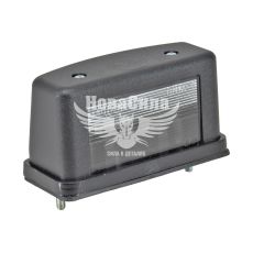 Ліхтар підсвітки номерного знаку (HICO) чорний пластмасовий корпуc