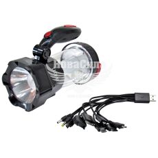 Ліхтарик ручний (Intertool) діодний LED (1w+12 діодів) (із зарядкою мобілки)