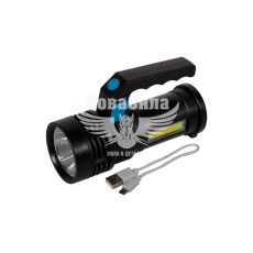 Ліхтарик ручний (КНР) діодний LED з боковим світлом та USB зарядкою (X501)
