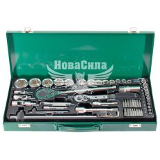 Набор инструментов (Hans) 55 предметов 1/2, 1/4, 3/8