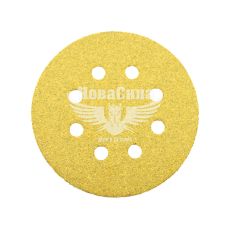 Наждачная бумага (SOLL) P_0060 125мм. (круг 8отв. на липучку)