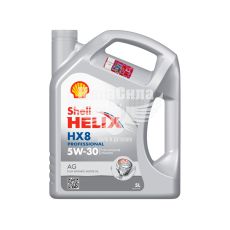 Моторна олива бензин, дизель 5W-30 (Shell) Helix HX8 Professional AG 5л.