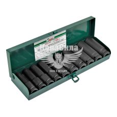 Набор торцевых головок ударные (Hans) 10 предметов 1/2 10-24мм.