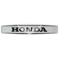Наклейка з написом Honda (срібне тло) (силікон) 12х2,2