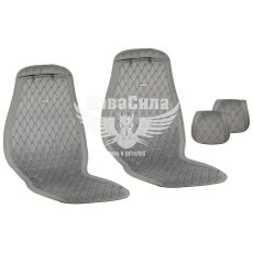 Накидки на сидіння (Beltex) преміум перед. New York (к-т.-2шт.) сірі