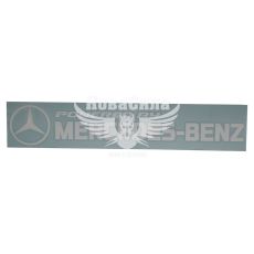 Наклейка з написом MERCEDES-BENZ 29х5 біла