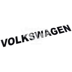 Наклейка з написом VOLKSWAGEN 37х4,5 чорна