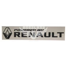 Наклейка з написом RENAULT 27х5 чорна