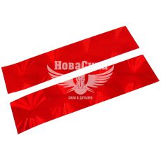 Наклейка відблиск (однорядна) (червона) 23х5,5