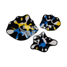 Наклейка Клякса (черная) (1кт-3шт.)