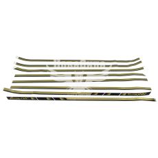 Наклейка вокруг авто с надписью Racing (бронз.) 400х2