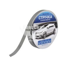 Наклейка стрічка срібна 10м.х8мм.