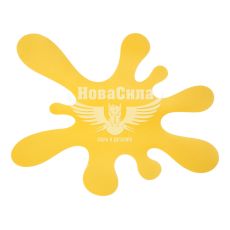 Наклейка Клякса (желтая) 21х17