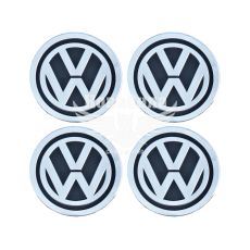 Наклейка VW на ковпаки діам. 9 4шт.