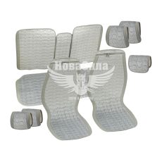 Накидки на сидіння (Beltex) преміум перед.+зад. Chicago (к-т.-4шт.) сірі