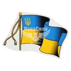 Наклейка UA (прапор) (13,5х9,5)